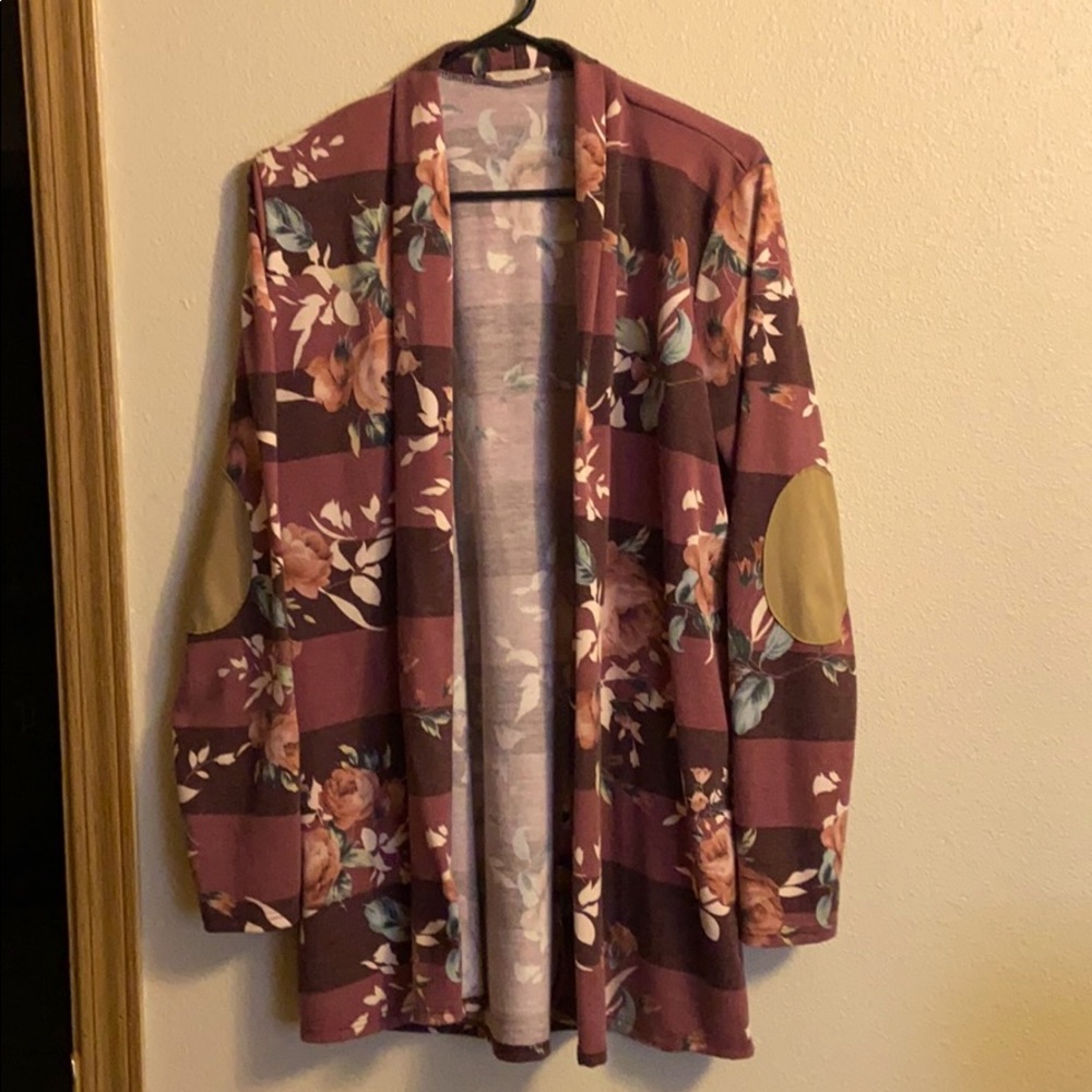 Floral cardigan